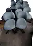 14x Green Swivel Chairs
