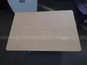 Wooden Table with Footrest