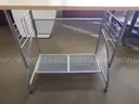 Wooden Table with Footrest