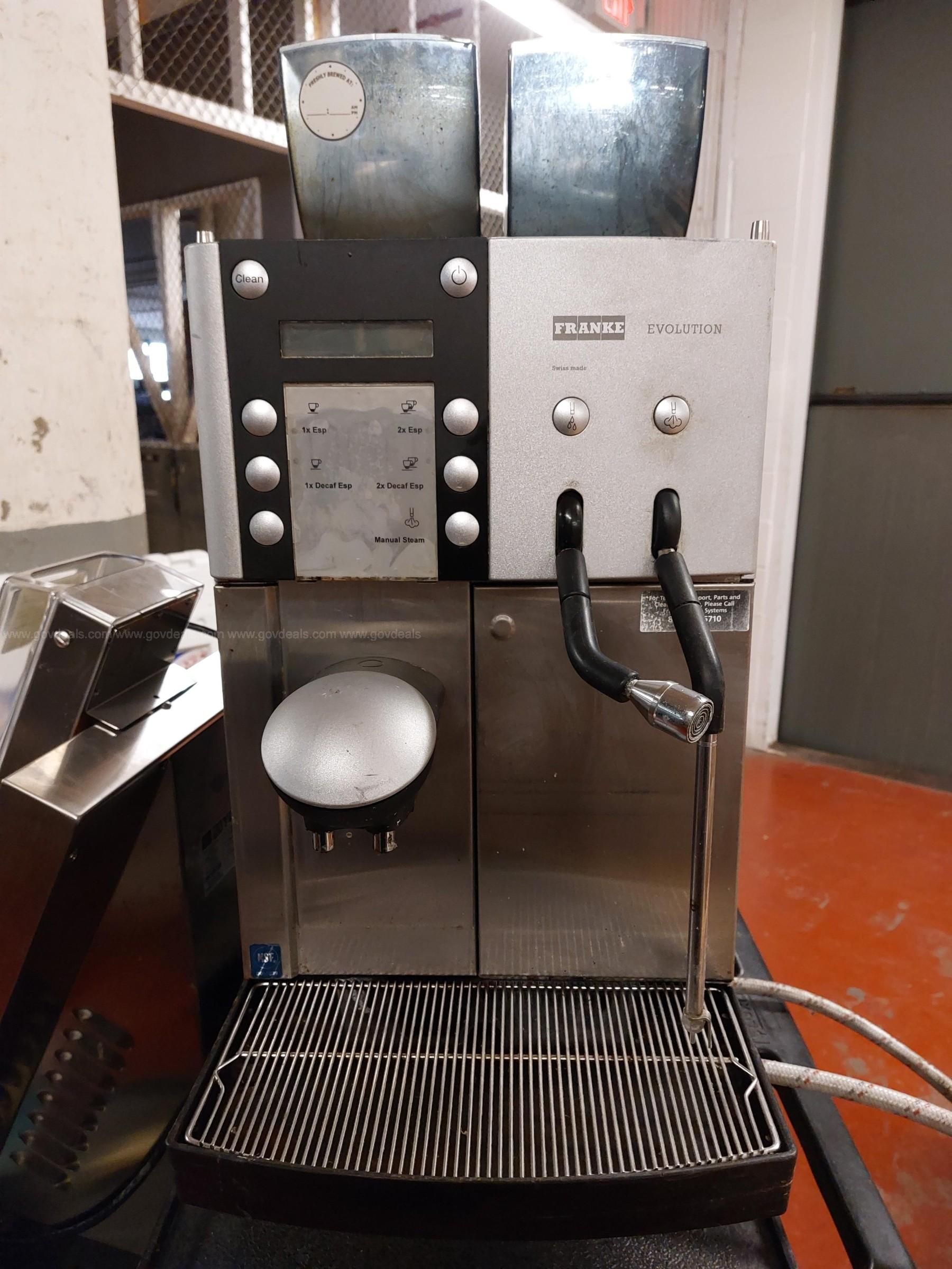 Franke evolution shop espresso machine