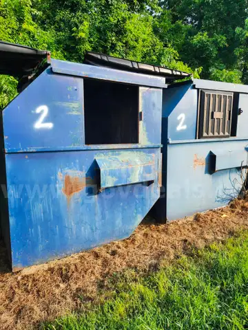 Three (3) &#x2013; 8 Yard Front Load Dumpsters