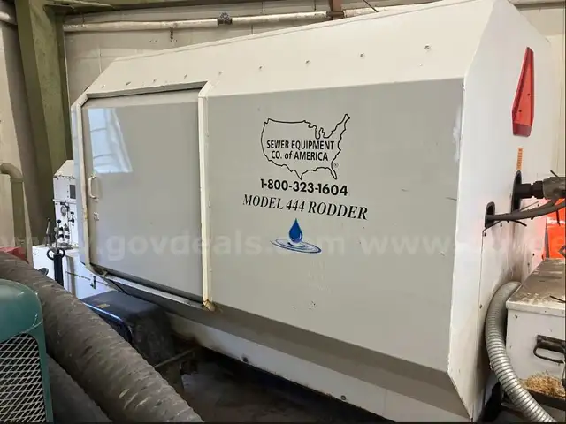 Sewer Rodder SEOA Model 444 on single axle trailer