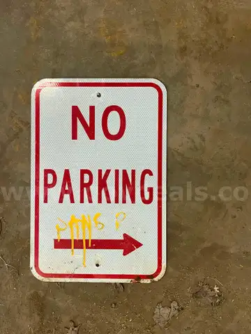 No Parking Sign