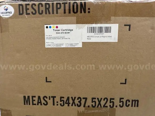 2 - 504X 4 Pack Toner Cartridges