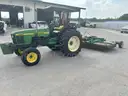 1999 John Deere 5410 with 10 ft shredder