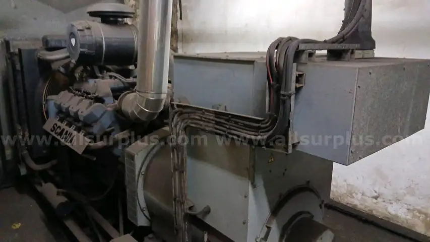 Scania 515kVA, 525V Generator Set with Control Panel