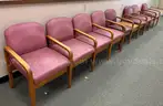 LOT OF WAITING CHAIRS