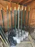 Lot of (18) Fence Posts