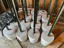 Lot of (18) Fence Posts