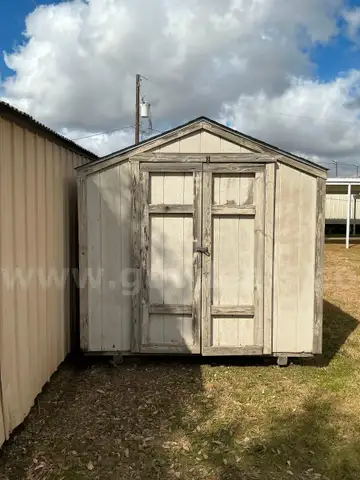 Portable  Storage Shed- Approximately 8' W x 12' D x 7' H