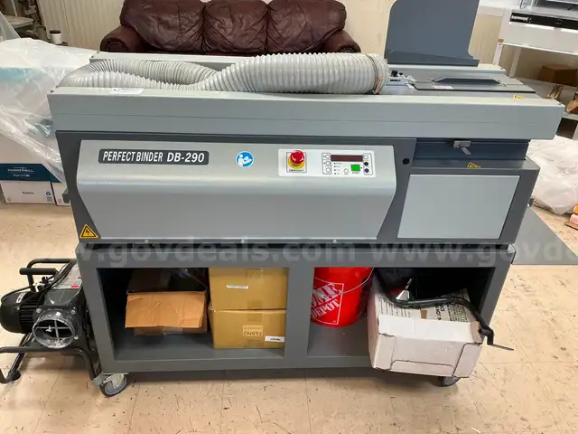 2023 Duplo Perfect Binder DB -290  with Dayton Portable Dust Collector