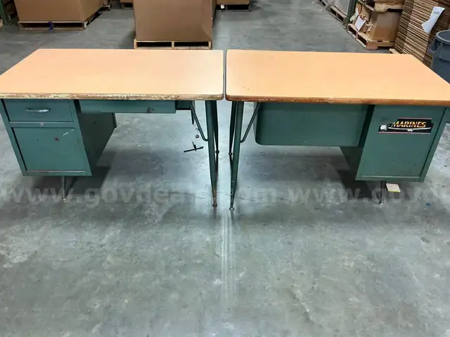 Teacher Desk 2x   48&#x22; L x 30&#x22;W x 30&#x22; H