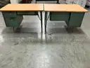 Teacher Desk 2x   48&#x22; L x 30&#x22;W x 30&#x22; H