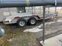 Double axle flatbed trailer
