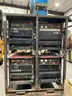 4 PACK RACK LINCOLN ELECTRIC DC-600 WELDER SYSTEM