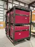4 PACK RACK LINCOLN ELECTRIC DC-600 WELDER SYSTEM
