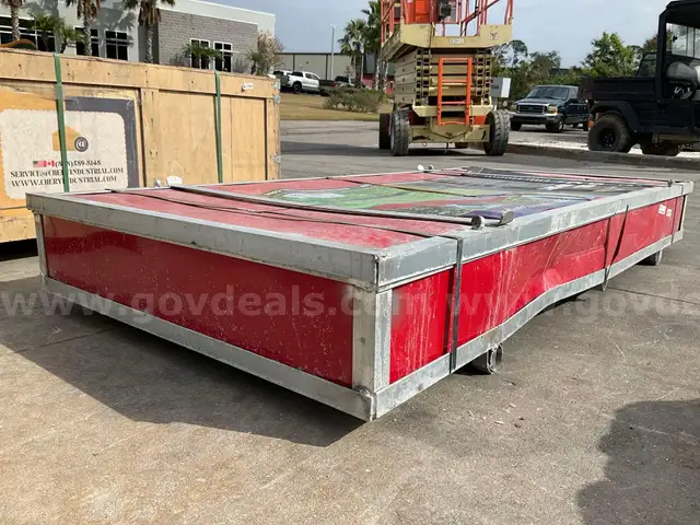 UNUSED CHERY INDUSTRIAL GOLD MOUNTAIN 12FT X 20FT SINGLE TRUSS STEEL CARPORT