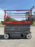 SKYJACK SCISSOR LIFT MODEL SJ4632, ELECTRIC; APPROX MAX PLATFORM HEIGHT 32 FT, BUILT IN BATTERY CHARGER, NON MARKING TIR