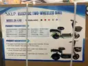 UNUSED 2025 SKLP ELECTRIC TWO WHEELED SCOOTER MODEL SK-E48