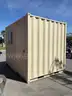 10FT OFFICE / STORAGE CONTAINER, FORK POCKETS WITH SIDE DOOR ENTRANCE &#x26; SIDE WINDOW, APPROX 99&#x27;&#x27; T x 86&#x27;&#x27; W x 108&#x27;&#x27; DEEP
