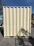 10FT OFFICE / STORAGE CONTAINER, FORK POCKETS WITH SIDE DOOR ENTRANCE &#x26; SIDE WINDOW, APPROX 99&#x27;&#x27; T x 86&#x27;&#x27; W x 108&#x27;&#x27; DEEP