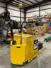 RICO ELECTRIC PALLET JACK MODEL PWH-150 WITH GREEN ENERGY BATTERY CHARGER MODEL OD12-0550-C