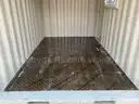 12FT OFFICE / STORAGE CONTAINER, FORK POCKETS WITH SIDE DOOR ENTRANCE &#x26; SIDE WINDOW