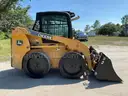JOHN DEERE SKID STEER MODEL 315, DIESEL, ENCLOSED CAB , BUCKET ATTACH NOT INCLUDED