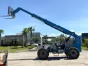 GENIE TELEHANDLER MODEL GTH-636, DIESEL, 4X4, APPROX MAX CAPACITY 6000LBS, TILT CAB