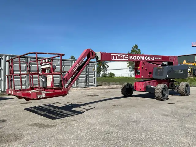 2016 MEC 60J BOOM LIFT, 72V ELECTRIC W/ YANMAR DIESEL