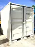 9FT OFFICE / STORAGE CONTAINER, FORK POCKETS WITH SIDE DOOR ENTRANCE &#x26; SIDE WINDOW