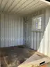 9FT OFFICE / STORAGE CONTAINER, FORK POCKETS WITH SIDE DOOR ENTRANCE &#x26; SIDE WINDOW