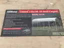 UNUSED ALLMETAL 11FT X 19FT ALL-STEEL CARPORT MODEL K1119