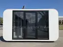UNUSED 13FT HOUSE WITH SHOWER ROOM, TOILET, SINK, WINDOW, PLUMBING AND ELECTRIC HOOK UP