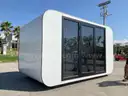 UNUSED 13FT HOUSE WITH SHOWER ROOM, TOILET, SINK, WINDOW, PLUMBING AND ELECTRIC HOOK UP