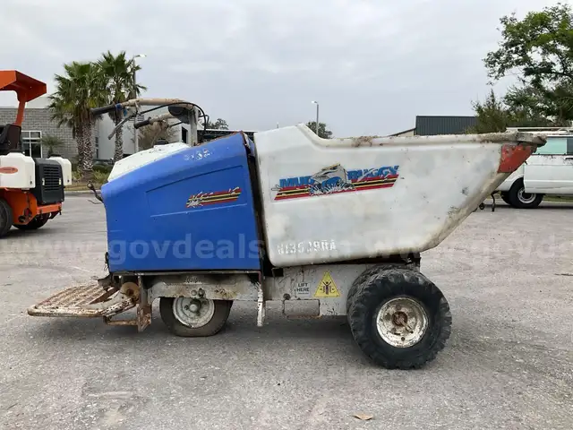 STONE CONCRETE /  MUD BUGGY MODEL SB1600; GAS POWERED;  RUNS AND OPERATES