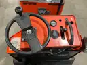 TOYOTA STAND ON TUGGER MODEL CBTY4, ELECTRIC, 48V, APPROX MAX DRAWBAR PULL 880LBS, NEEDS BATTERY