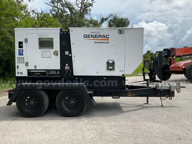 2018 GENERAC MAGNUM 75 GENERATOR MODEL MDG75, DIESEL