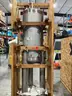 UNUSED INDUSTRIAL STAINLESS VERTICAL TANK, APPROX 102&#x22; T X 24&#x22; DIA