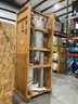 UNUSED INDUSTRIAL STAINLESS VERTICAL TANK, APPROX 102&#x22; T X 24&#x22; DIA