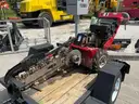 2018 BARRETO 912 WALK BEHIND TRENCHER W/ BARRETO TILT TRAILER