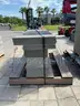 ( 1 ) STONE BENCH, APPROX 60in W x 18in L x 24in T