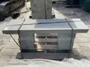 ( 1 ) STONE BENCH, APPROX 60in W x 18in L x 24in T