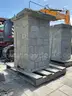 ( 1 ) STONE DRIVEWAY PILLAR, APPROX 47in T x 31in W x 31in L