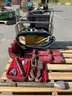 RESCUE TOOLS W/ AMKUS RESCUE SYSTEM POWER UNIT MODEL B 104 XL WITH BRIGGS &#x26; STRATTON MOTOR