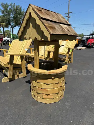 NEW WOODEN WELL COVER