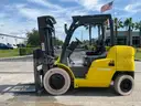 MITSUBISHI FORKLIFT MODEL FD40N, DIESEL,  APPROX MAX HEIGHT 187in, RUNS &#x26; OPERATES