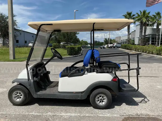 CLUB CAR PRECEDENT 4 PERSON GOLF CART; ELECTRIC POWERED