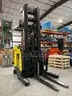 HYSTER STAND ON REACH FORKLIFT MODEL N45ZR2-18.5, ELECTRIC, 36V