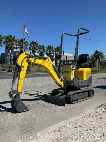 2018 WACKER NEUSON TRACKED CONVENTIONAL EXCAVATOR MODEL 803 TYPE E08-01; RUBBER TRACKS